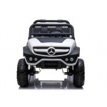 Elektrické autíčko Mercedes Unimog - nelakované - biele